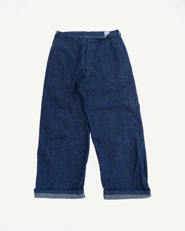 パンツ US NAVY DENIM ALL IN ONE 01-V5130-81K - US Navy Denim Wide Fit Selvedge Utility Pants