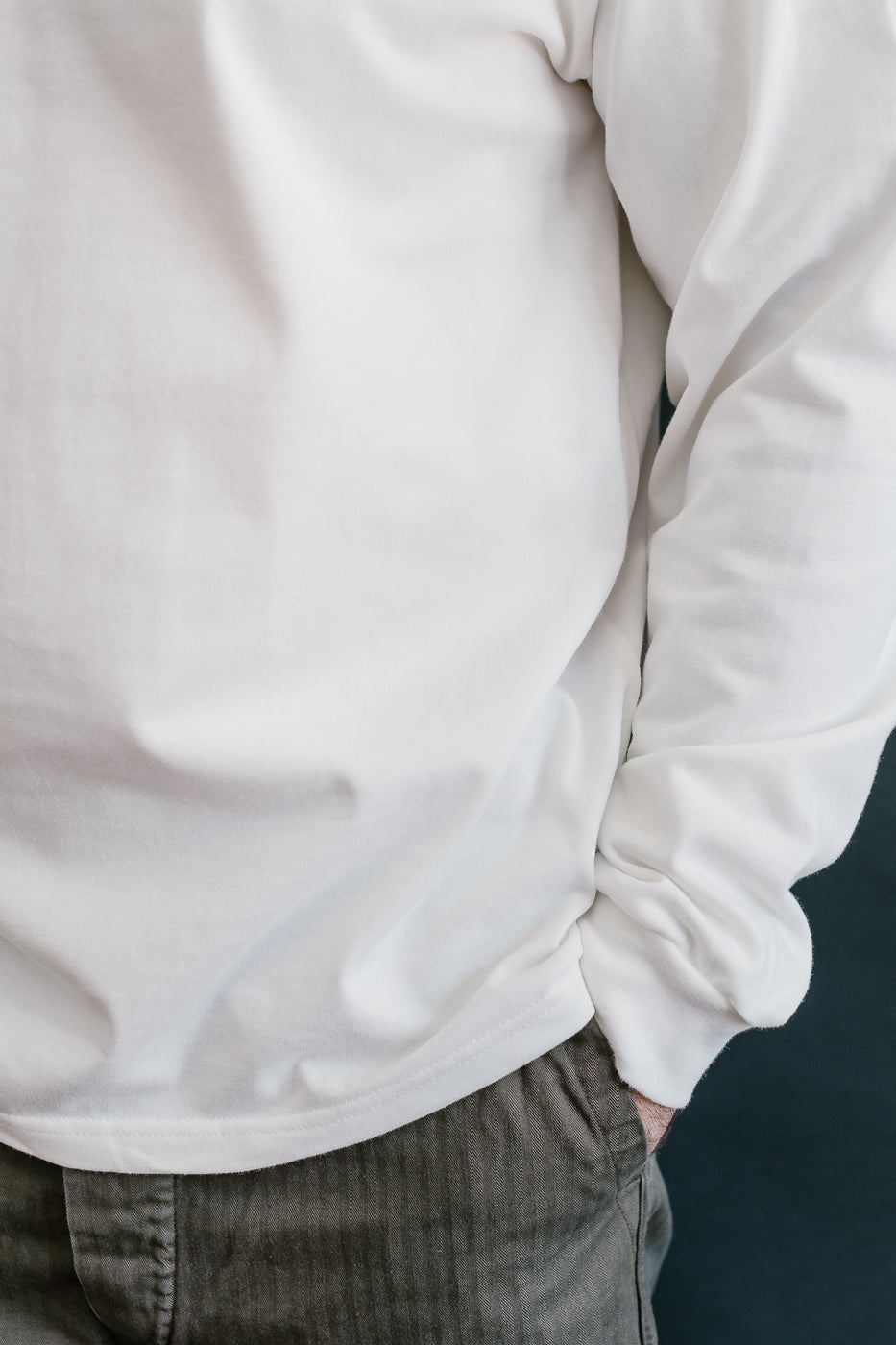 03-0013-69 - Long Sleeve T-Shirt - White
