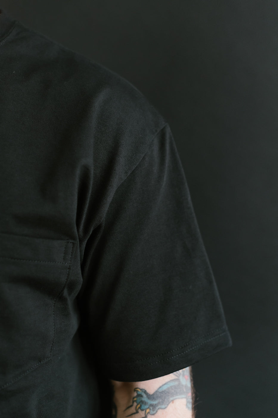 03-0017-61 - Pocket T-Shirt - Black