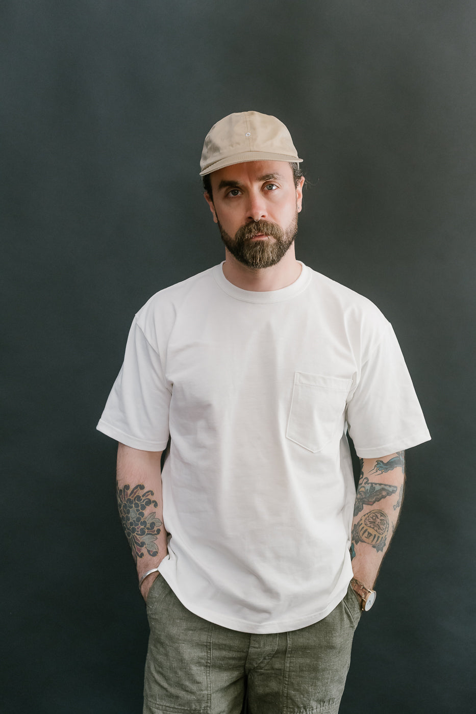 03-0017-69 - Pocket T-Shirt - White
