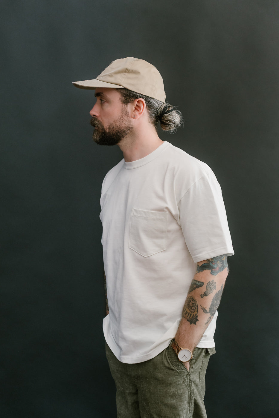 03-0017-69 - Pocket T-Shirt - White