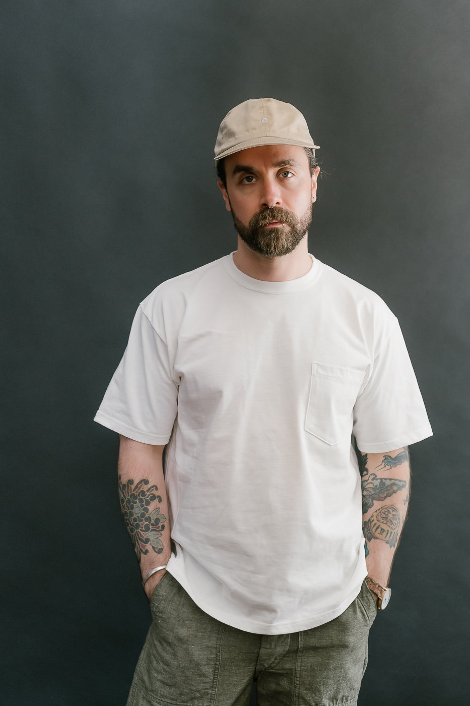 03-0017-69 - Pocket T-Shirt - White