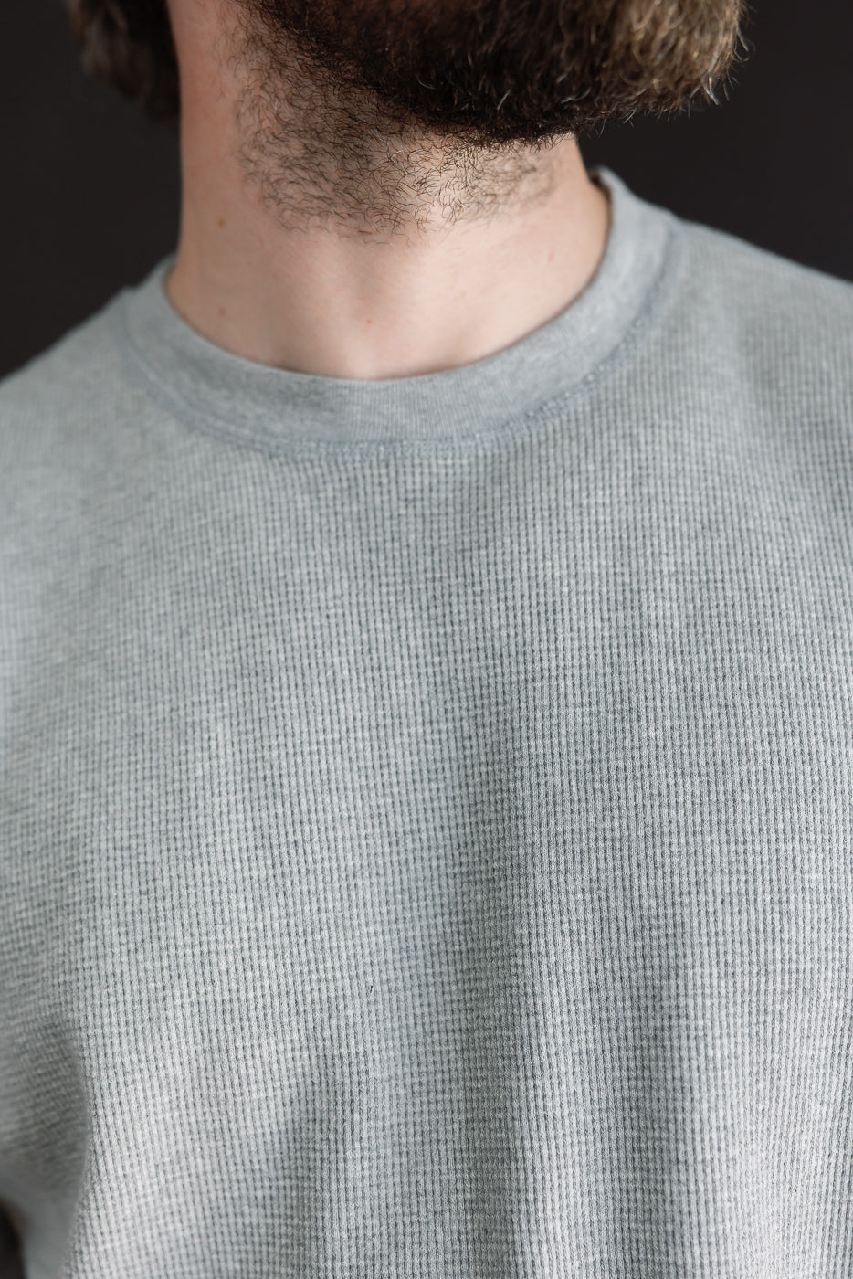 Close-up of a male model, 5'9