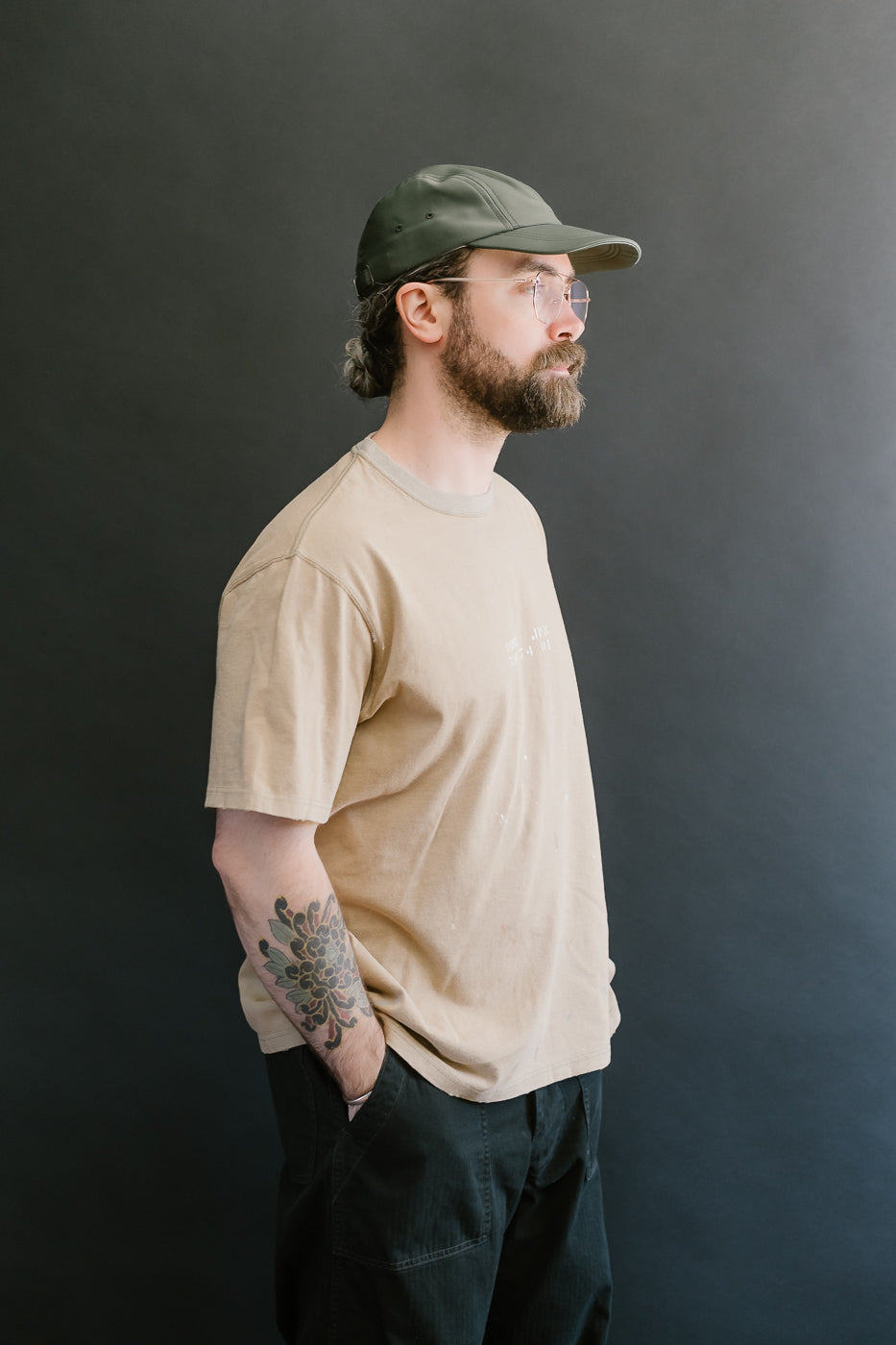 03-0118OJ-67 - JPN Print T-Shirt - Beige