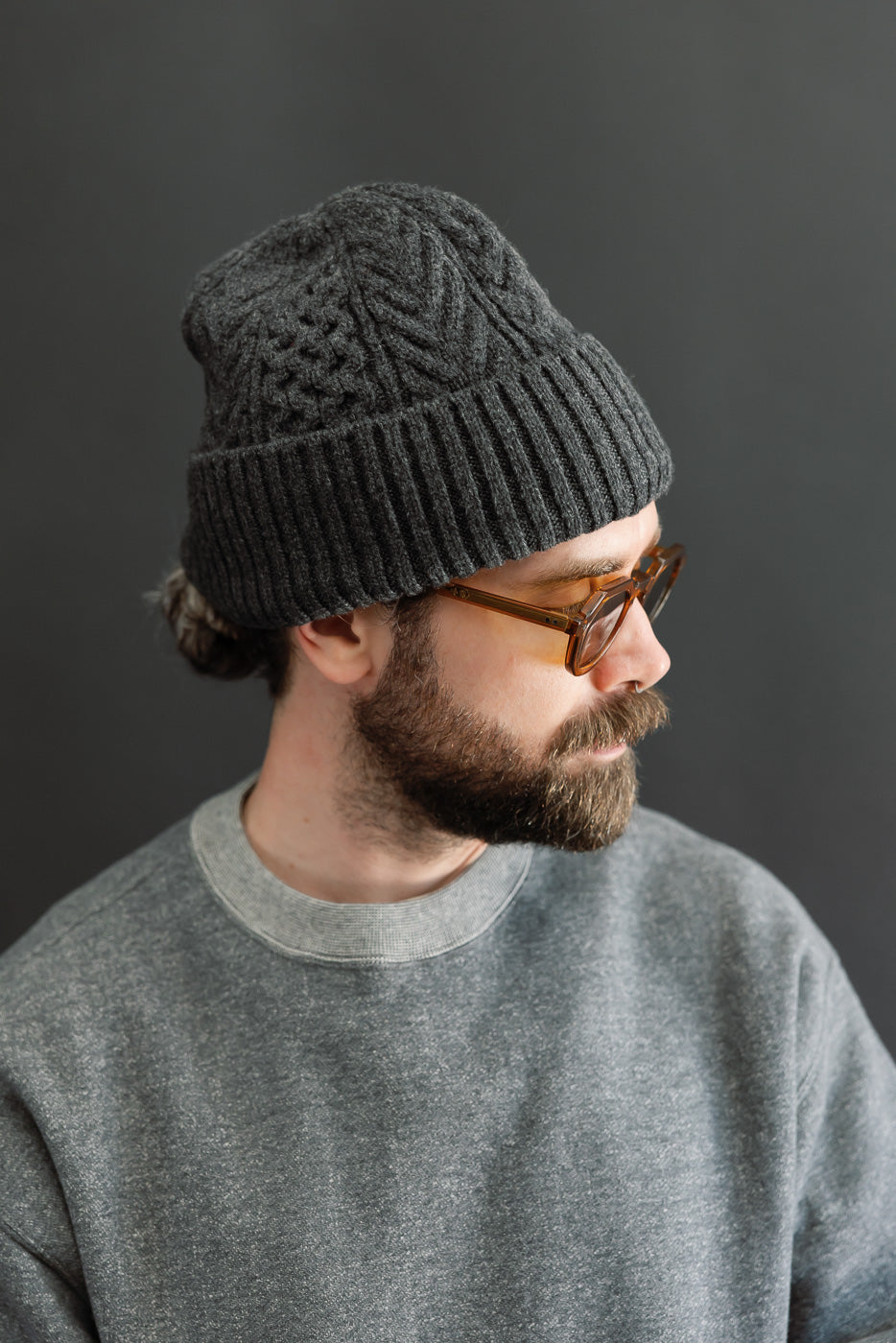 Close-up profile of a 5'9