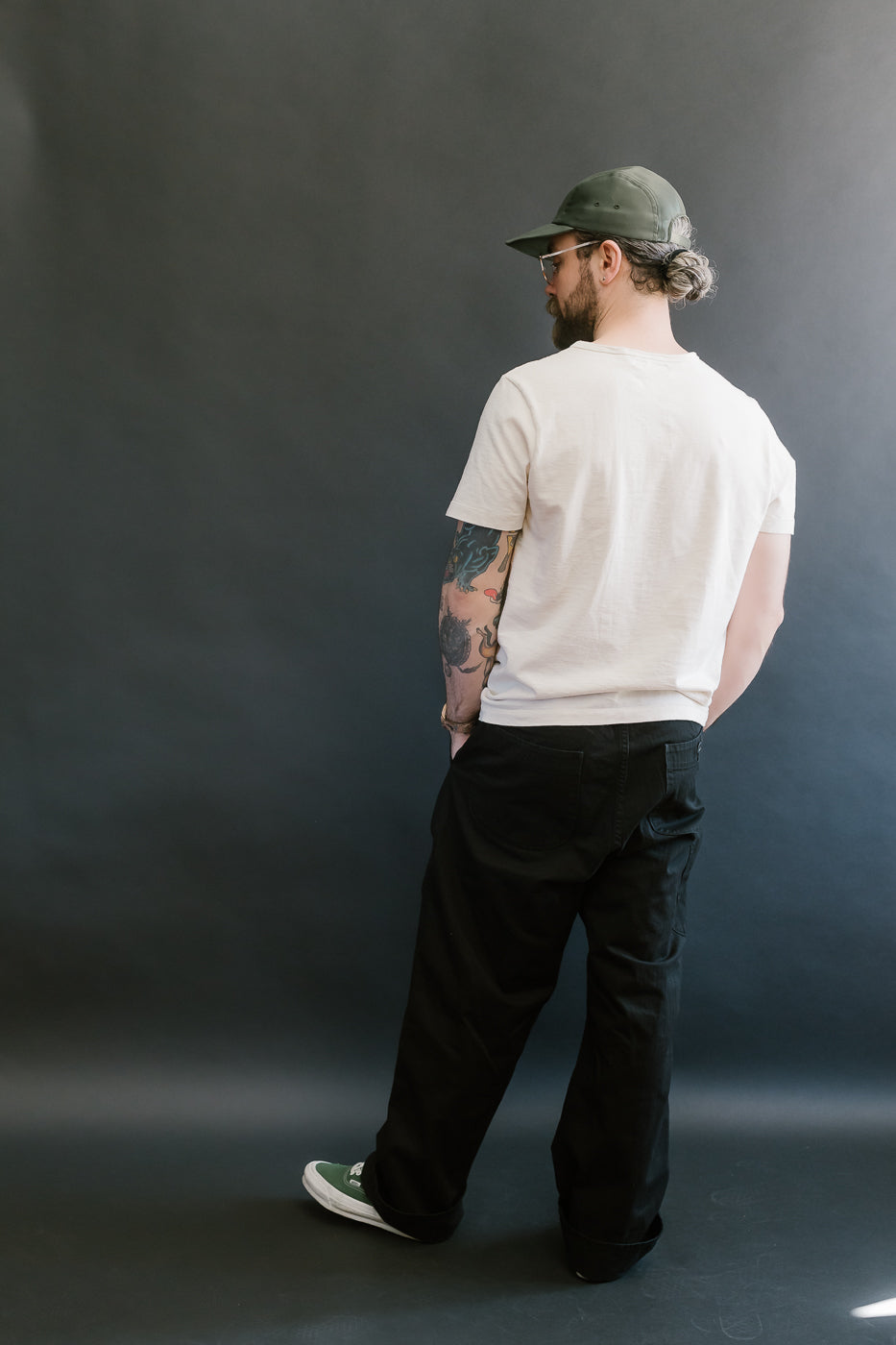 03-5011-61 - Wide French Work Pant - Black