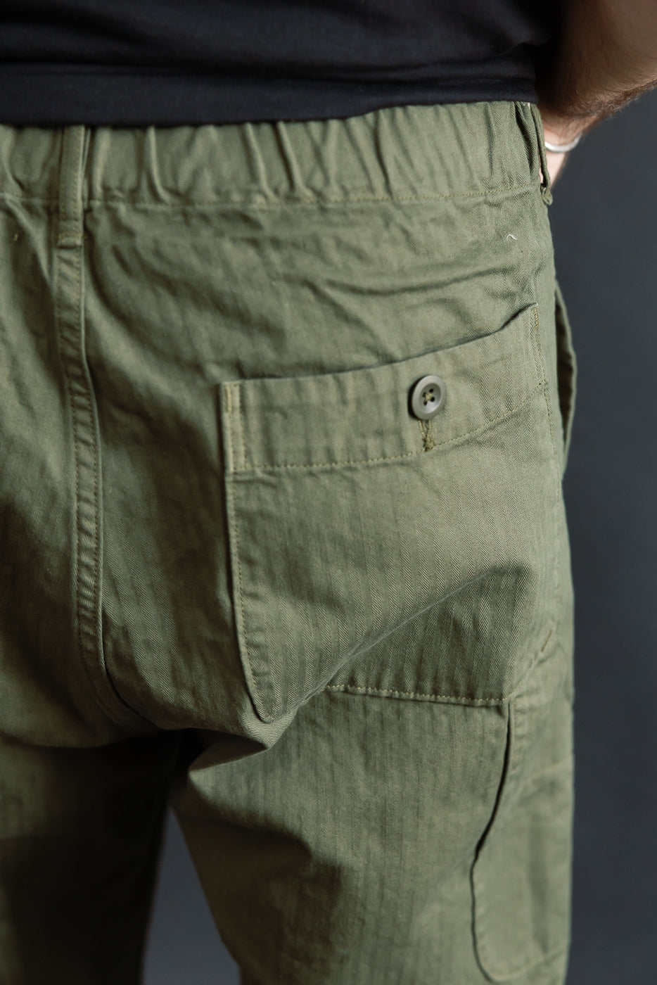 03-5011-76 - Wide French Work Pant - Army Green | Dant