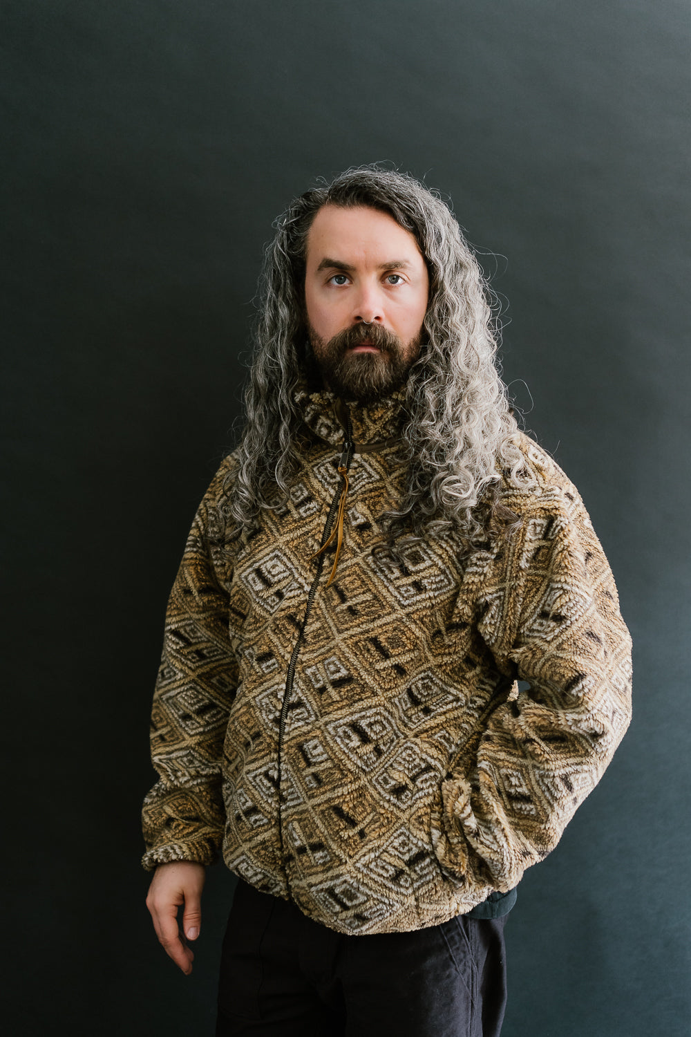 TANGRAM Boa Fleece 縛る Jacket