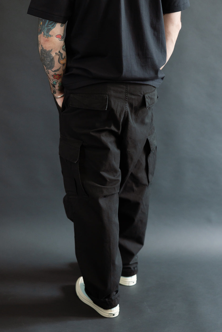03-V5260RIP-61S - 6-Pocket Ripstop Cargo Trousers - Vintage Fit