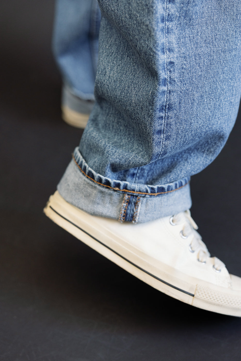 01-1010W-95 - 101 Dad's Fit Denim Jeans - Used Denim Wash