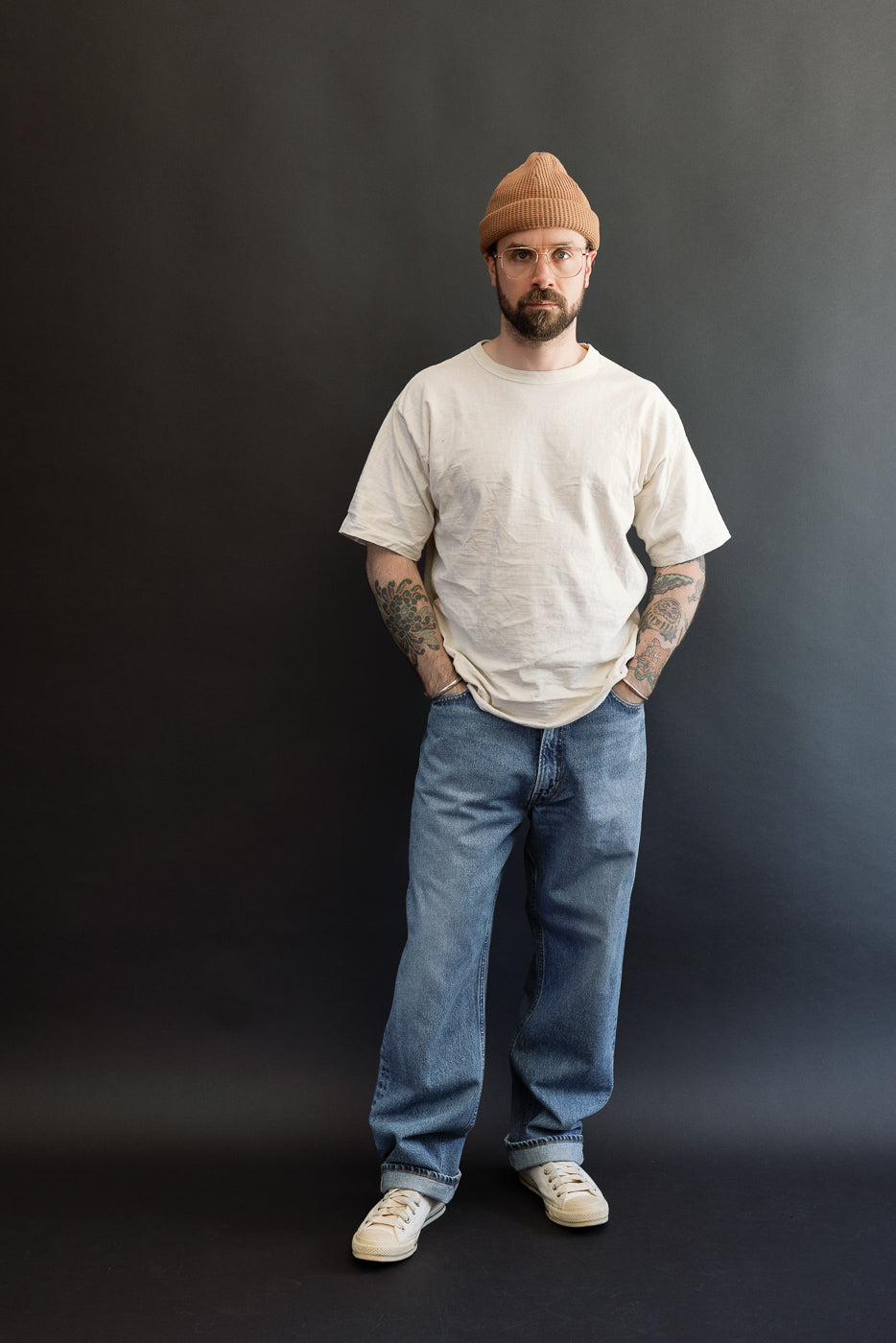 01-1010W-95 - 101 Dad's Fit Denim Jeans - Used Denim Wash