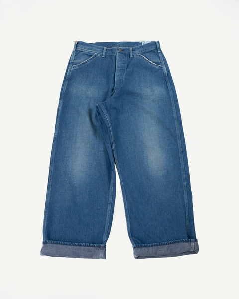 【BAON】[unisex] Resole Pintuck Washed Denim Wide Pants BAON】[unisex] Resole Pintuck Washed Denim Wide Pants (BAON