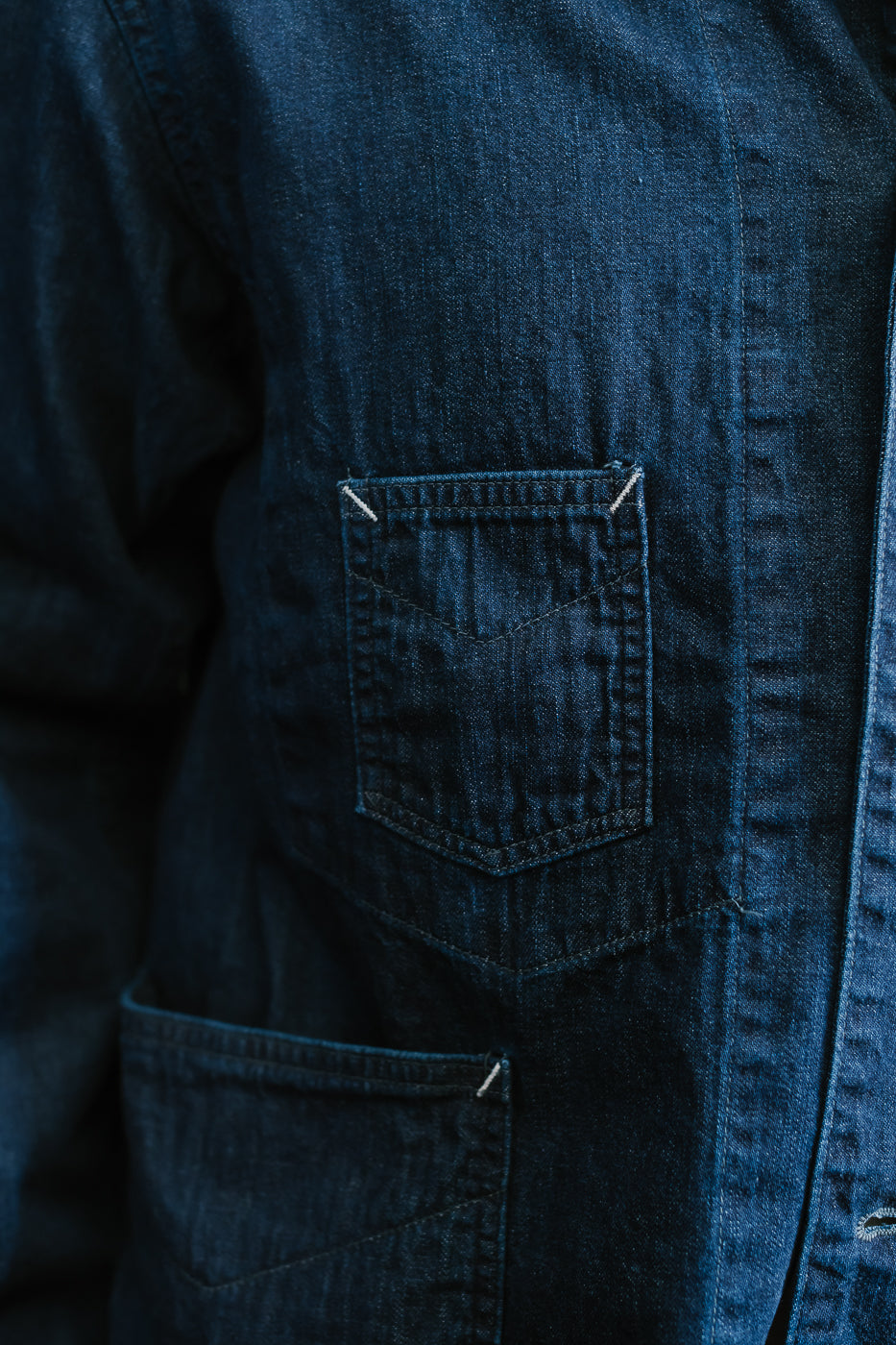 1111-8DI - De Luxe Railroader 8oz Denim - Deep Indigo Wash