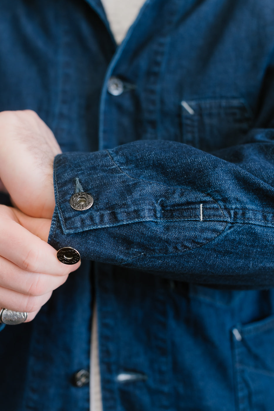 1111-8DI - De Luxe Railroader 8oz Denim - Deep Indigo Wash