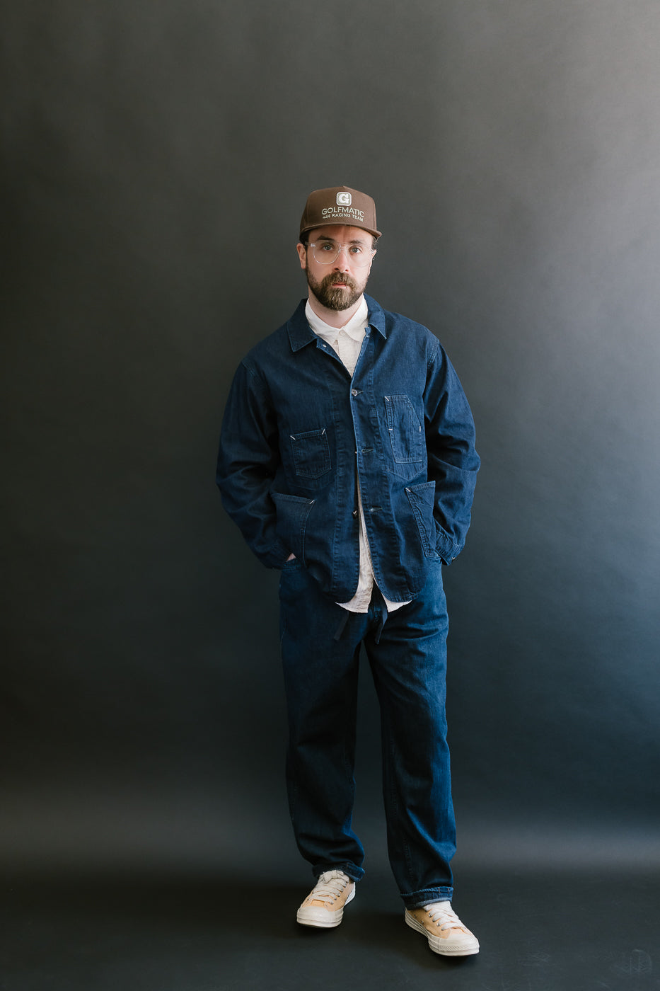 1111-8DI - De Luxe Railroader 8oz Denim - Deep Indigo Wash