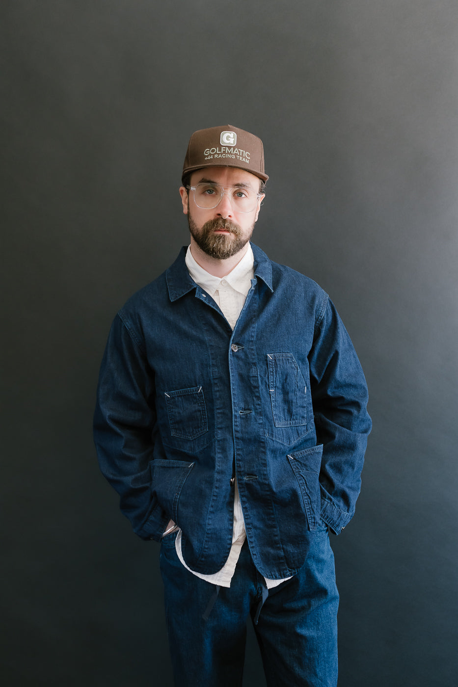 1111-8DI - De Luxe Railroader 8oz Denim - Deep Indigo Wash