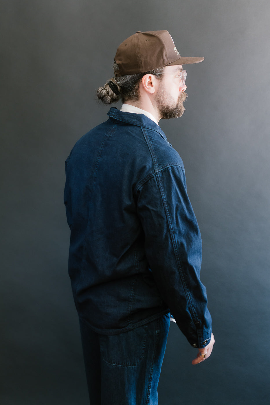 1111-8DI - De Luxe Railroader 8oz Denim - Deep Indigo Wash
