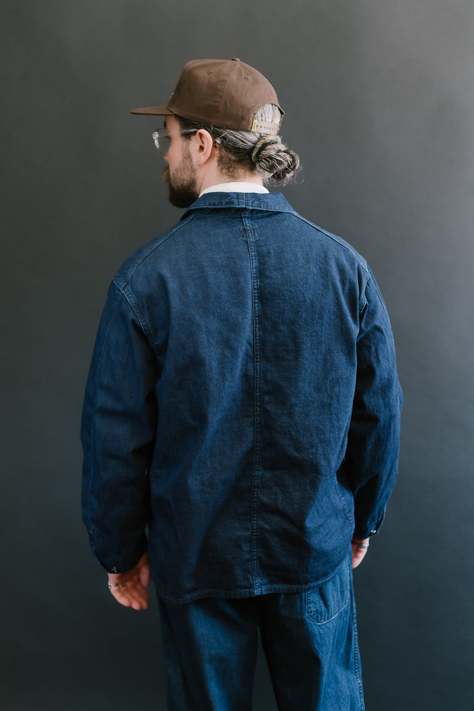 1111-8DI - De Luxe Railroader 8oz Denim - Deep Indigo Wash