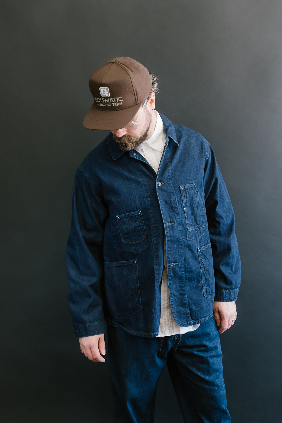 1111-8DI - De Luxe Railroader 8oz Denim - Deep Indigo Wash