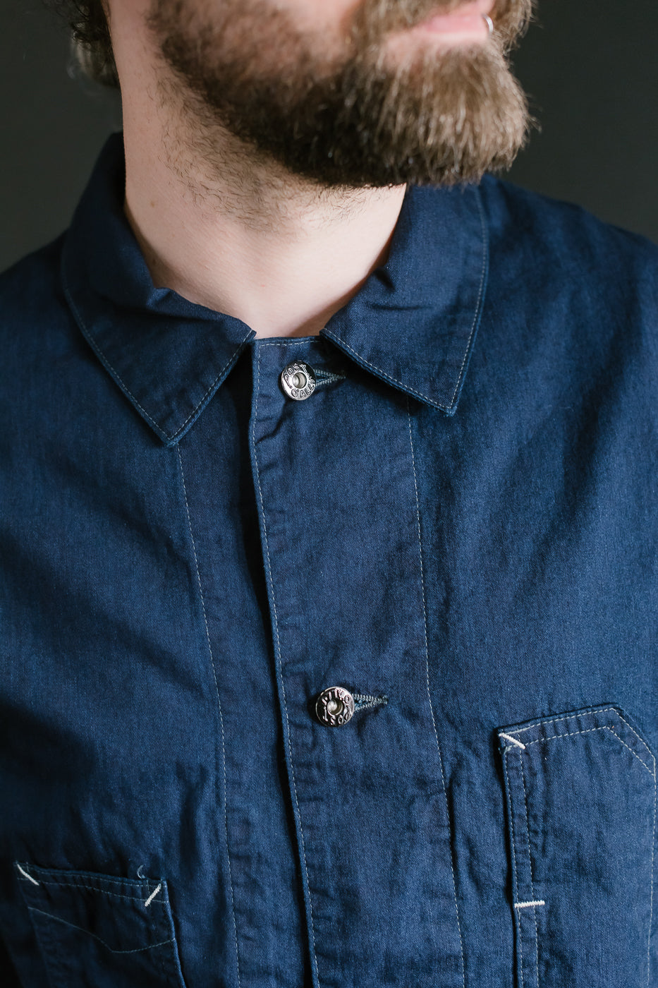 1111-VTI - De Luxe Railroader Vintage Twill - Indigo