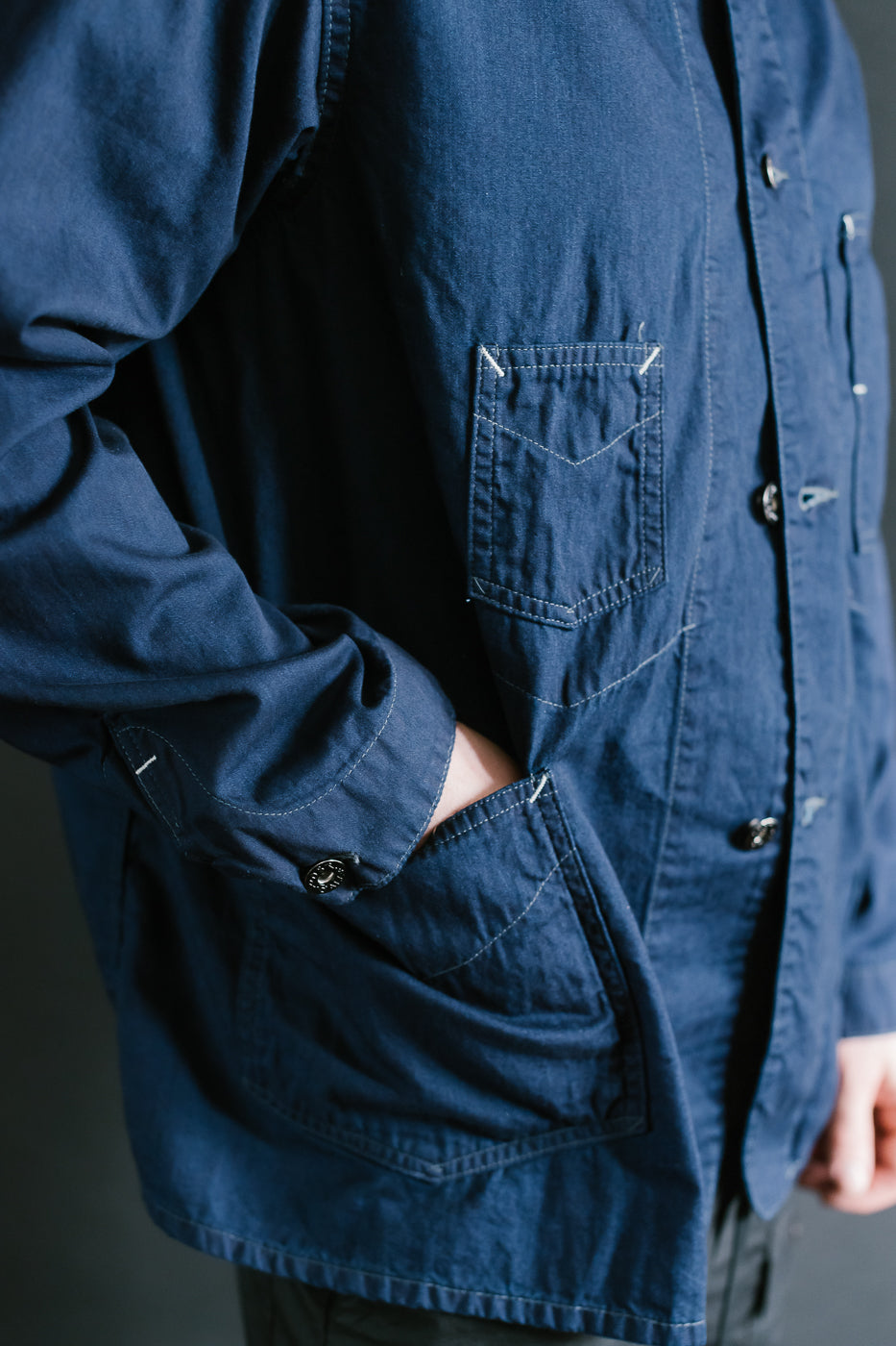 1111-VTI - De Luxe Railroader Vintage Twill - Indigo