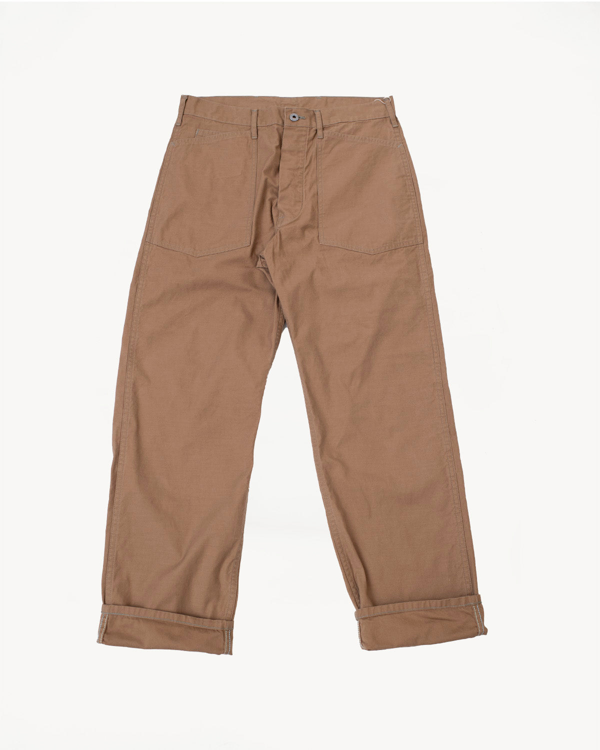 1301-VMK - Army Pants Vintage Sateen - DK Khaki