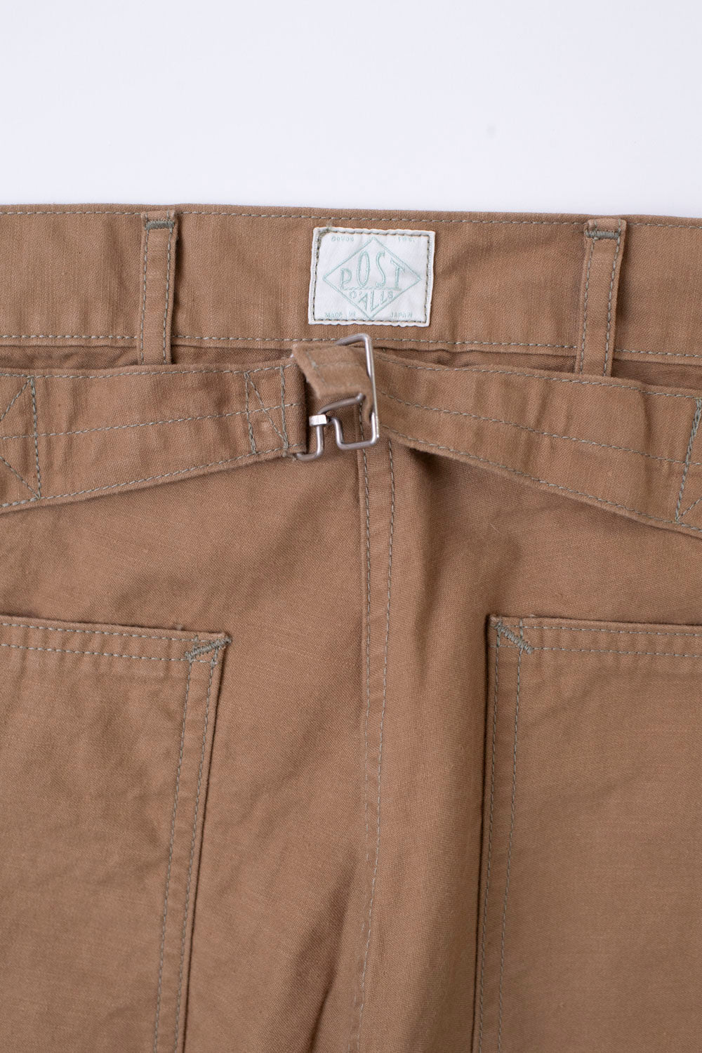 1301-VMK - Army Pants Vintage Sateen - DK Khaki