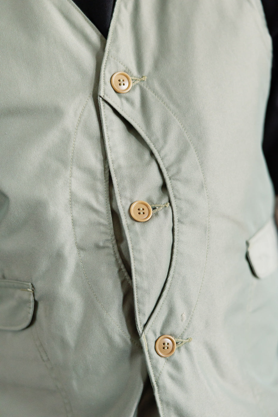 1512-FT - Royal Traveler Vest French Twill - Khaki | Dant