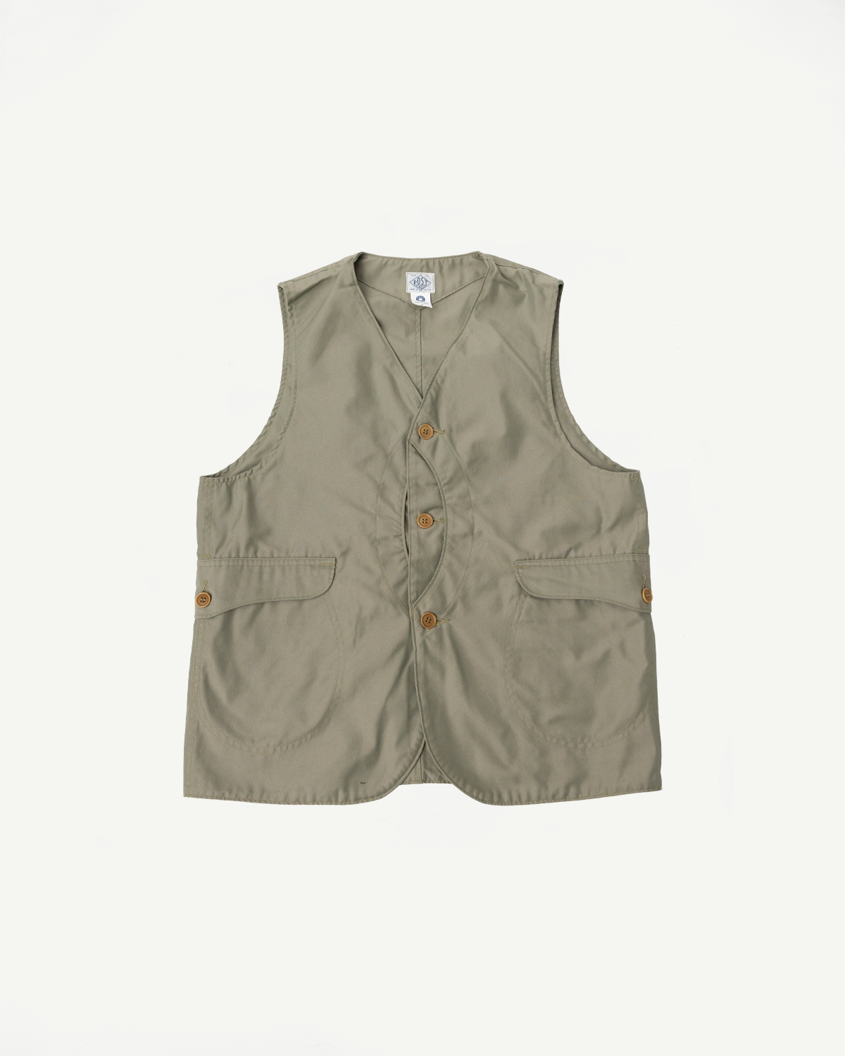 1512-FT - Royal Traveler Vest French Twill - Khaki
