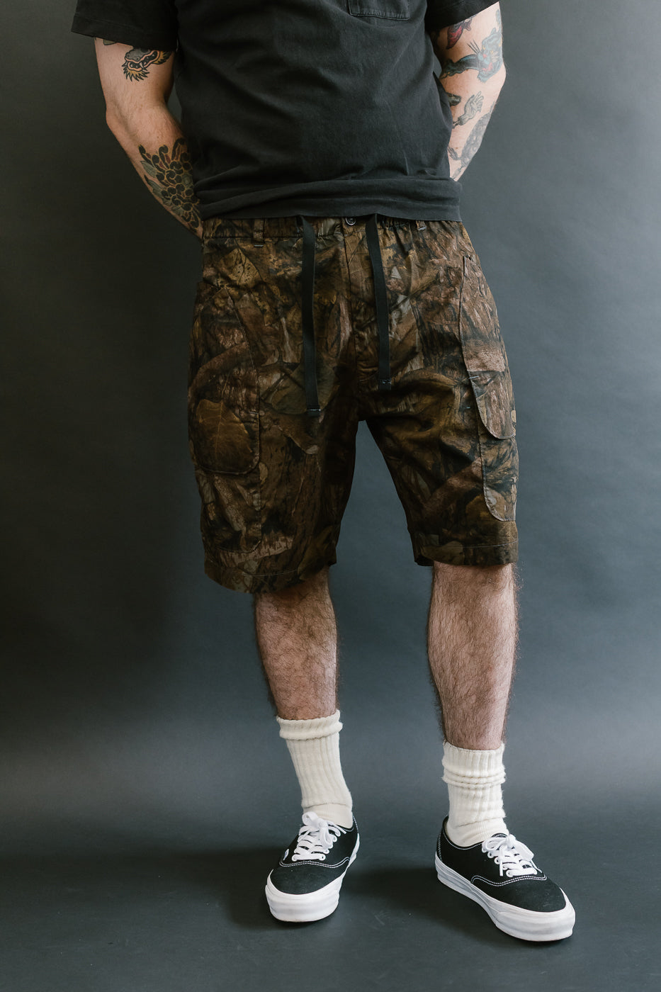 2323E-FC1 - E-Z Dee's Shorts Forest Camo - Brown Jungle
