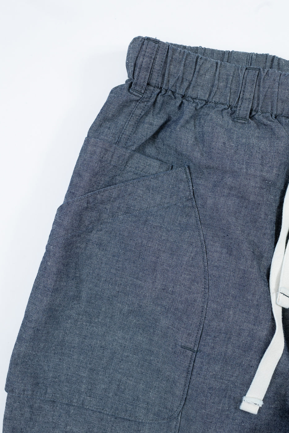 2323E-MC - E-Z Dee's Shorts Medium Weight Chambray - Indigo