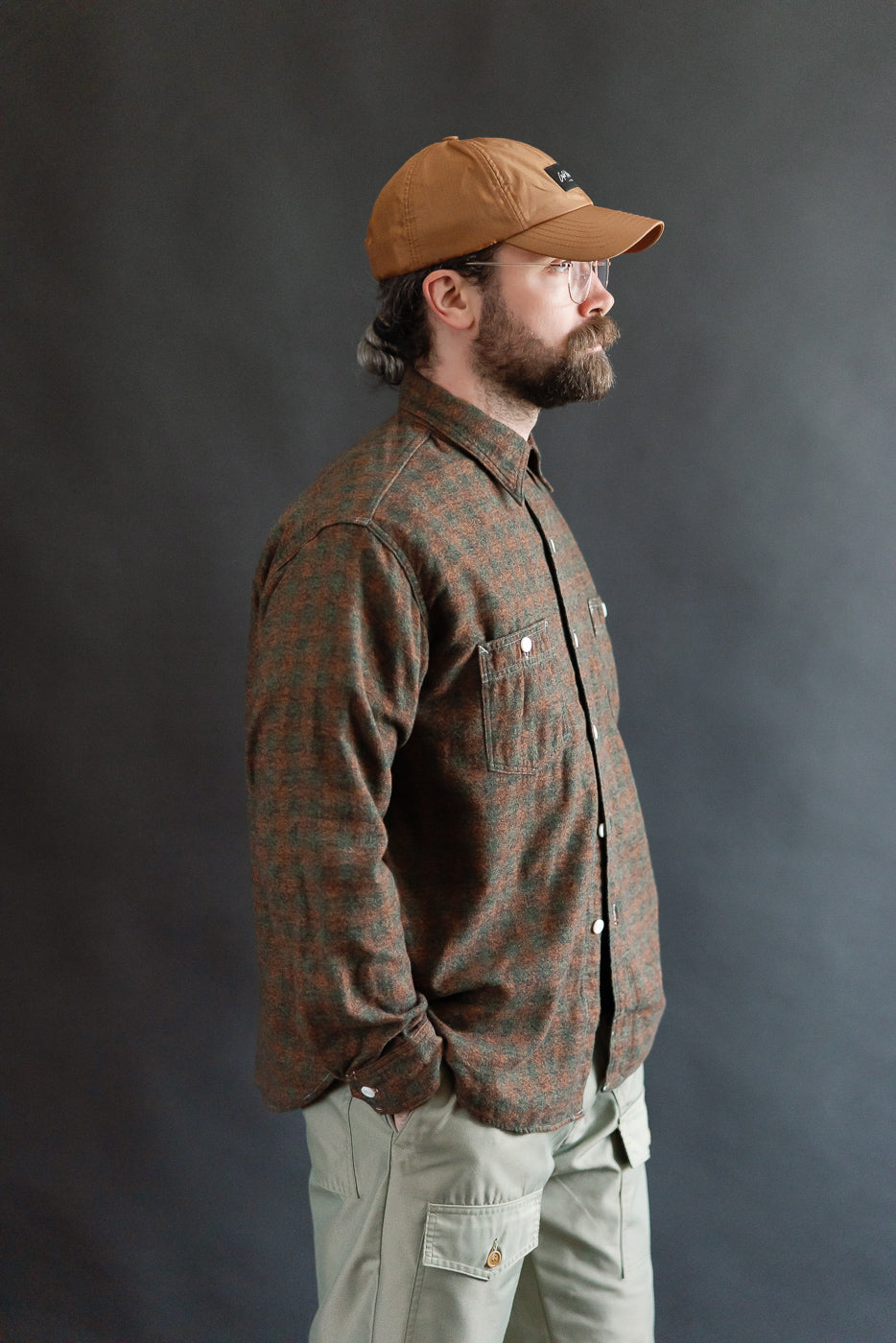 3217-FP4 - St. Louis Cotton Flannel Plaid - Orange Block | Dant