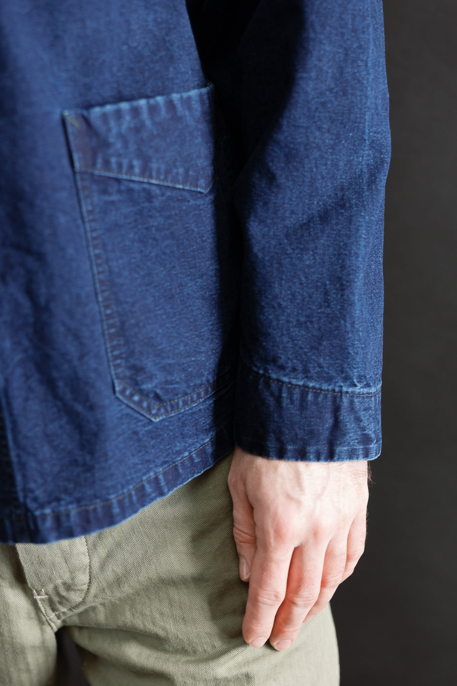 3135-VIC - Post Chinois Travail 2 Vintage Canvas - Deep Washed