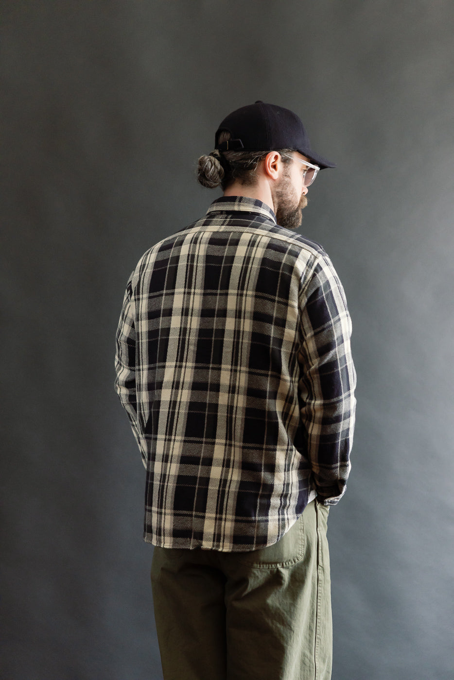 3217-FP1 - St. Louis Cotton Flannel Plaid - Grey | Dant