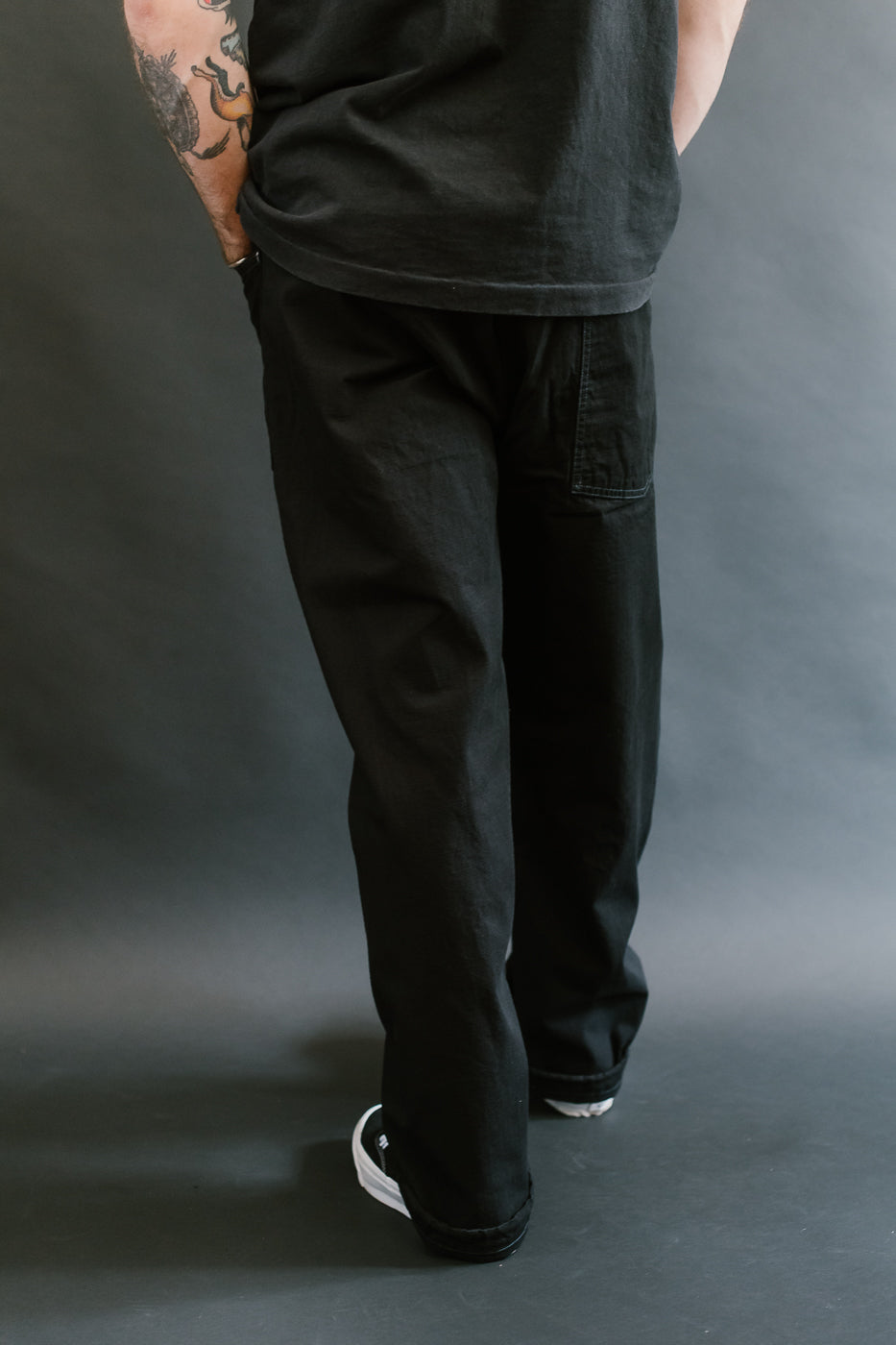 3313-DRC - E-Z Army-Navy Pants 2 Ripstop Dobby - Charcoal