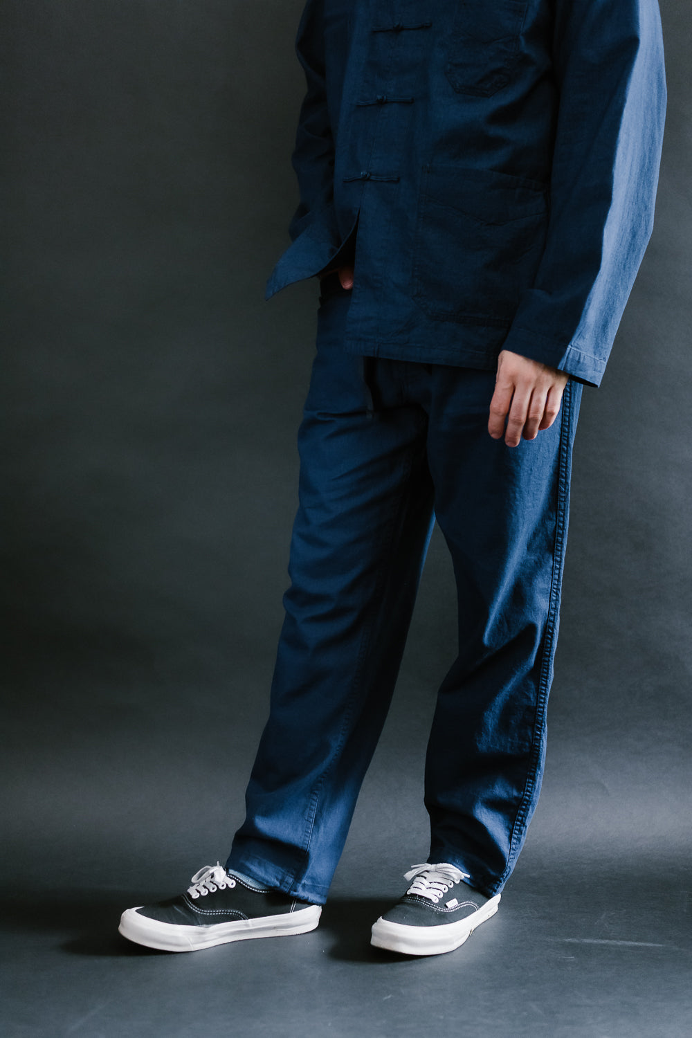 3318-CLS - EZ Linen-Cotton Travail Pants - Indigo