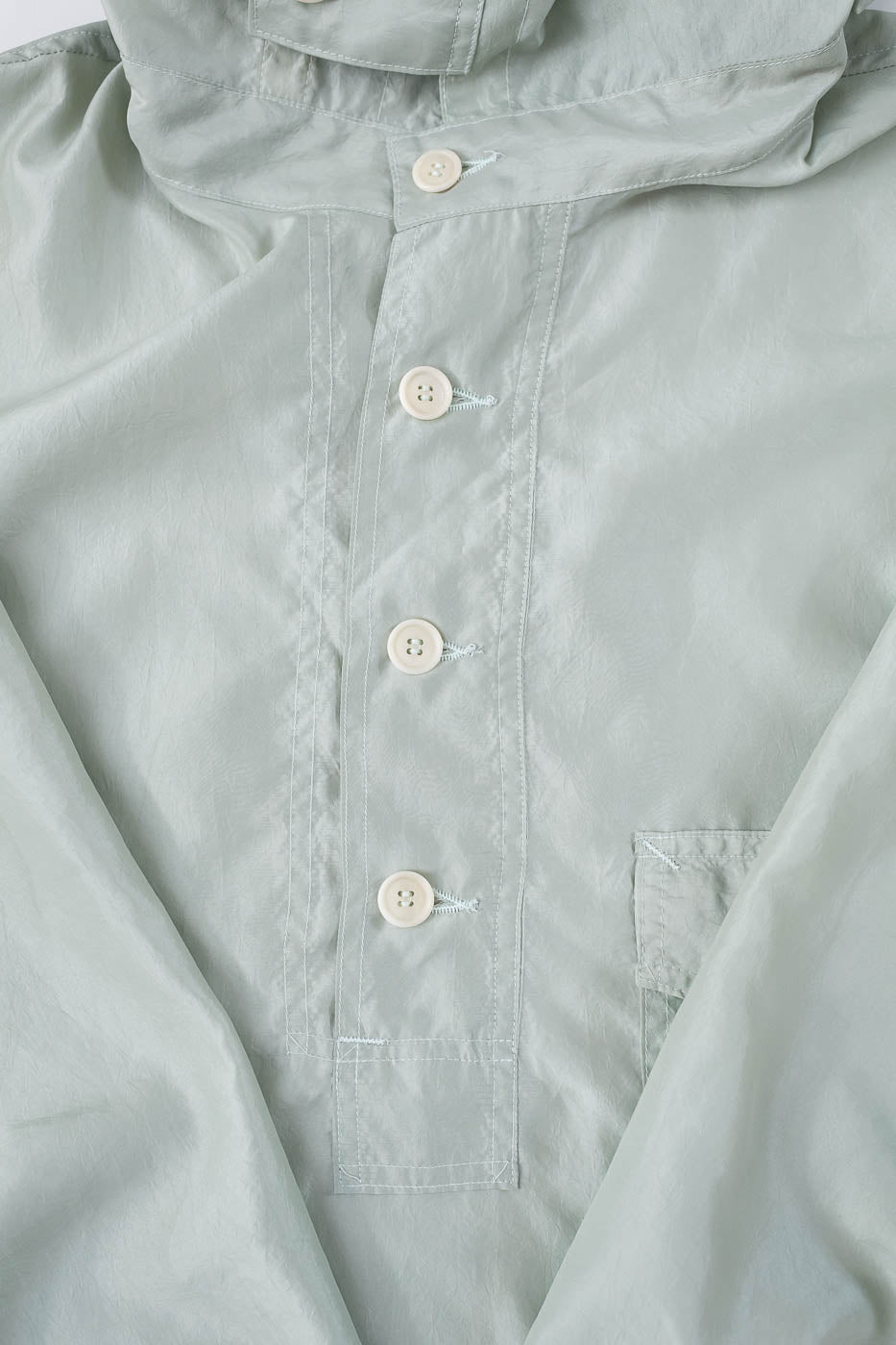 3127-MTG - Town & Country Parka Metallic Taffeta - Green