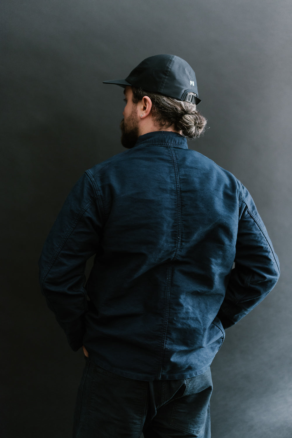 1101-MI - No. 1 Jacket Vintage Moleskin - Indigo
