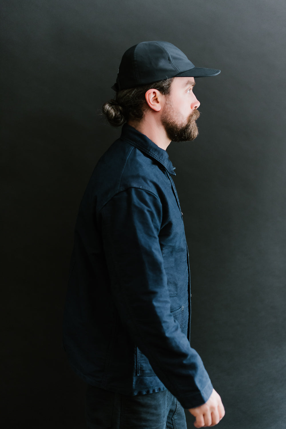 1101-MI - No. 1 Jacket Vintage Moleskin - Indigo