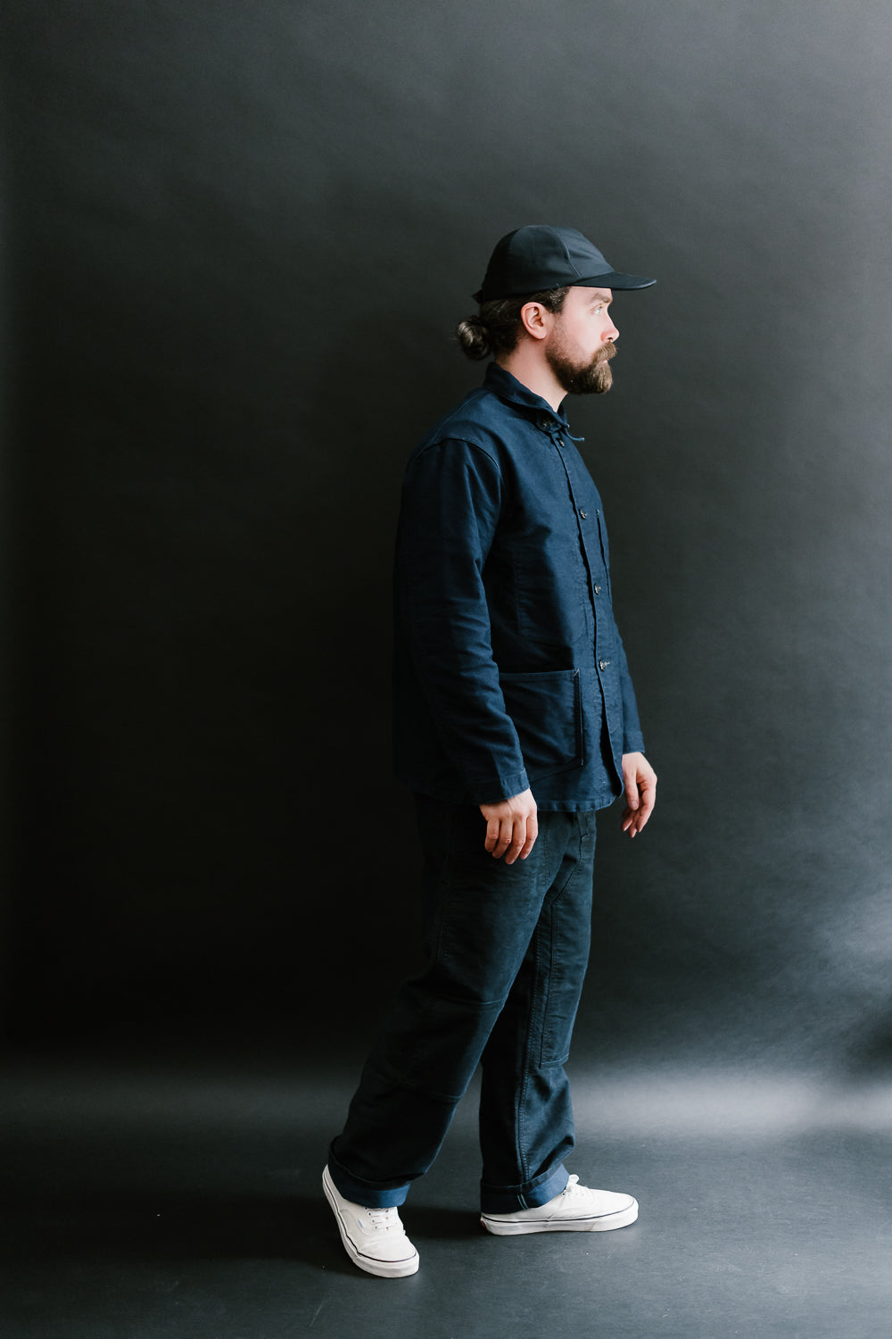 1101-MI - No. 1 Jacket Vintage Moleskin - Indigo