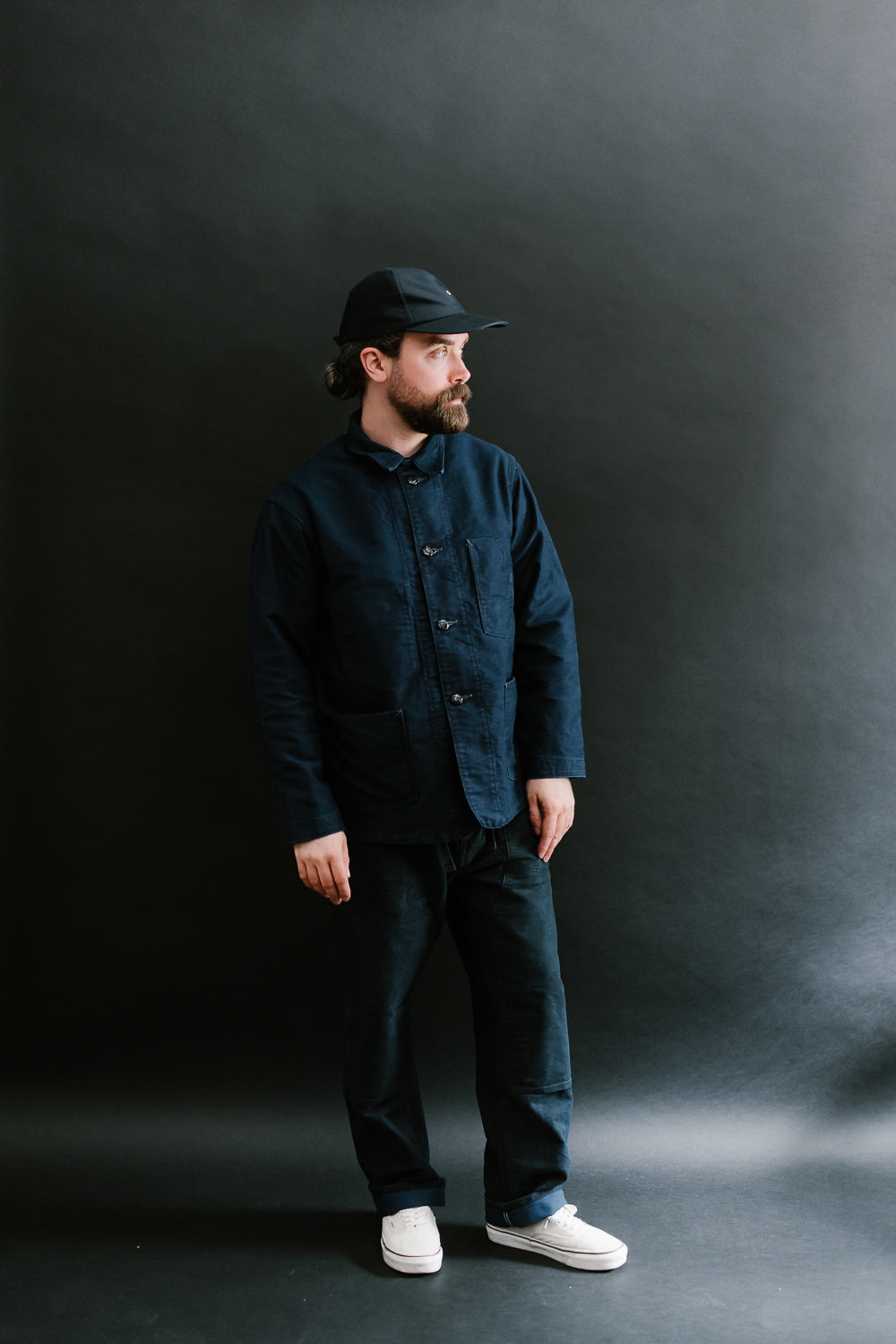 1101-MI - No. 1 Jacket Vintage Moleskin - Indigo