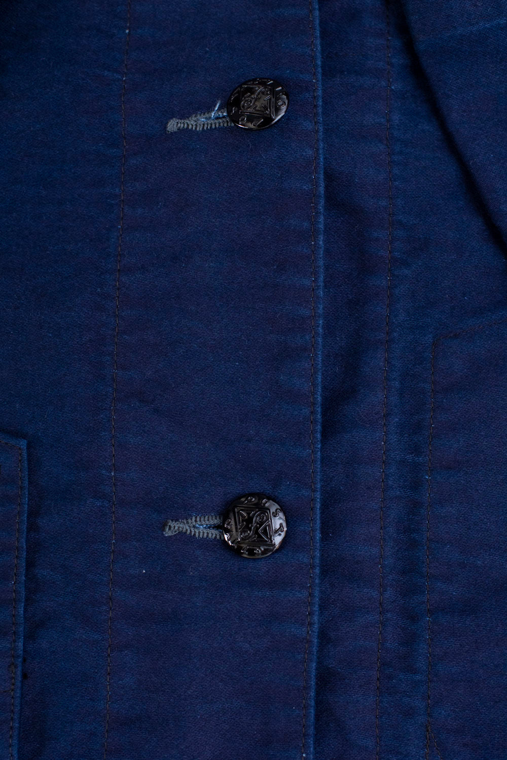 1101-MI - No. 1 Jacket Vintage Moleskin - Indigo