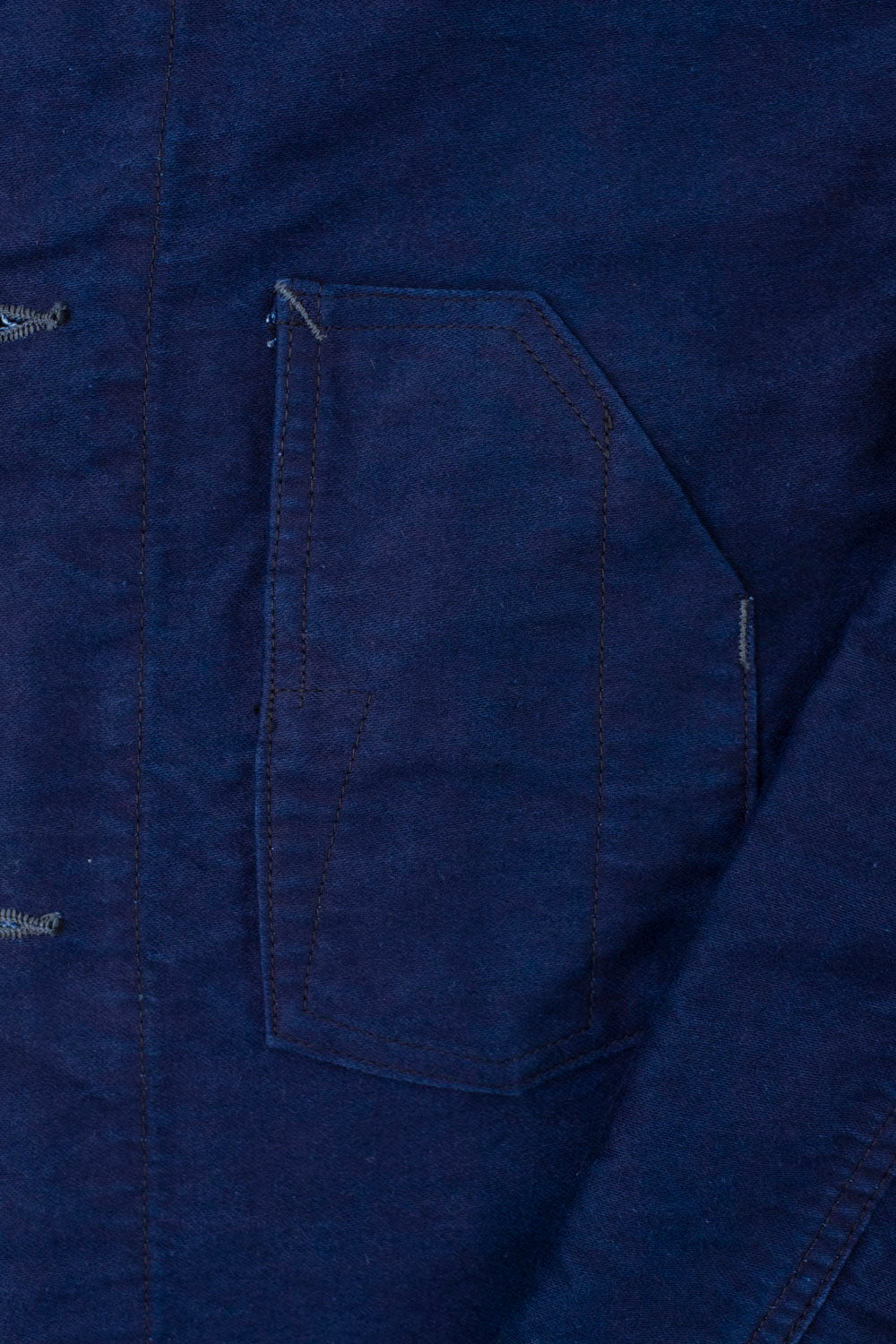 1101-MI - No. 1 Jacket Vintage Moleskin - Indigo