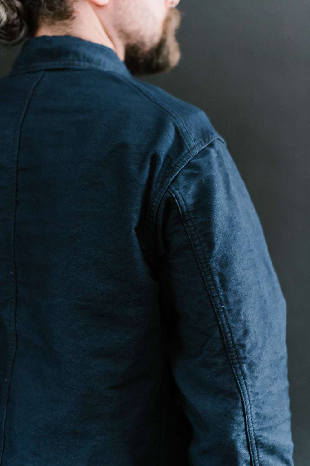 1101-MI - No. 1 Jacket Vintage Moleskin - Indigo