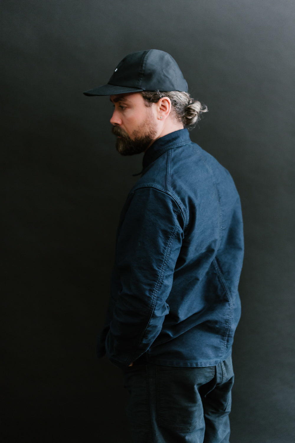 1101-MI - No. 1 Jacket Vintage Moleskin - Indigo