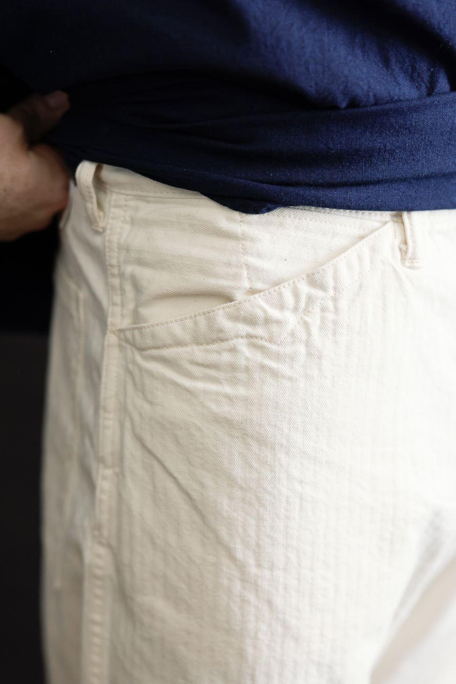 Close-up of male model 5'9
