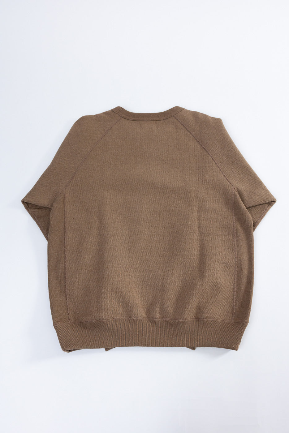 Pullover Crewneck - Iron Mordant Double Heavyweight French Terry Foxfibre® - Coyote 80