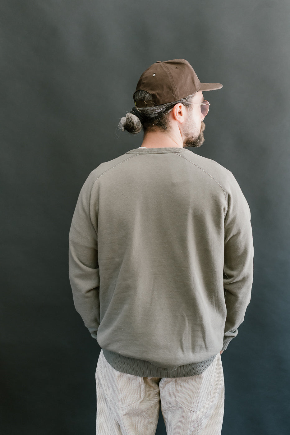 5400-SUMI - Slub Yarn Sweatshirt - Sumi Ink