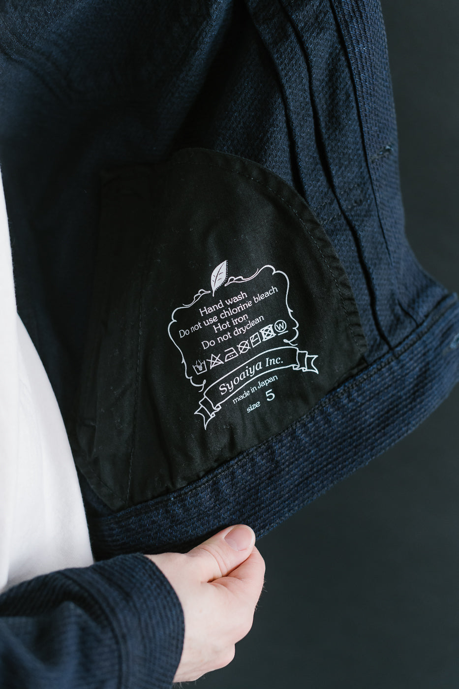 6220-ID - Sashiko Type II Jacket - Indigo x Black