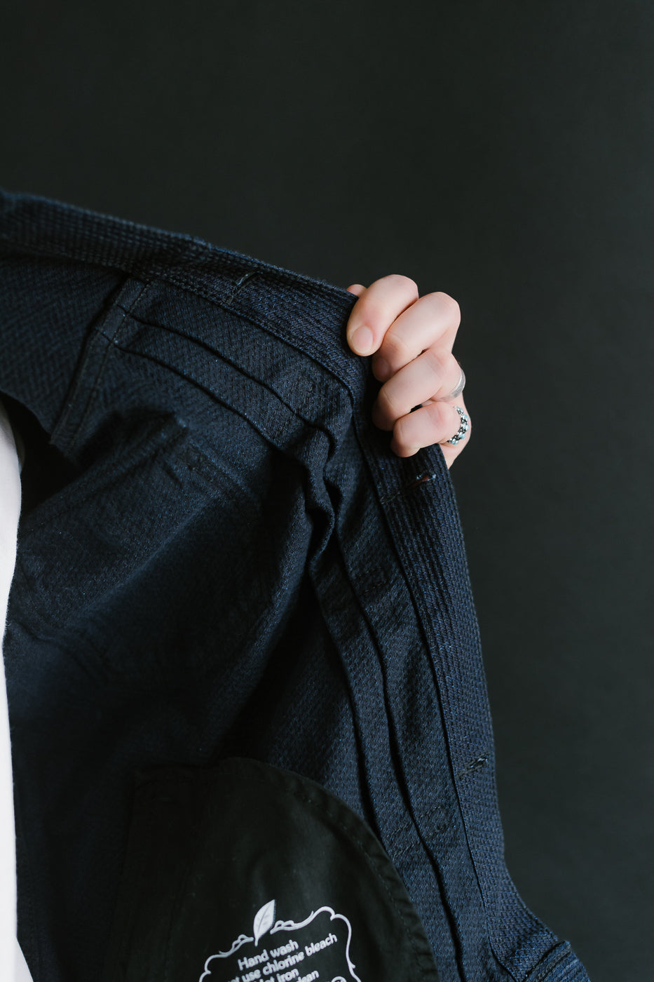 6220-ID - Sashiko Type II Jacket - Indigo x Black